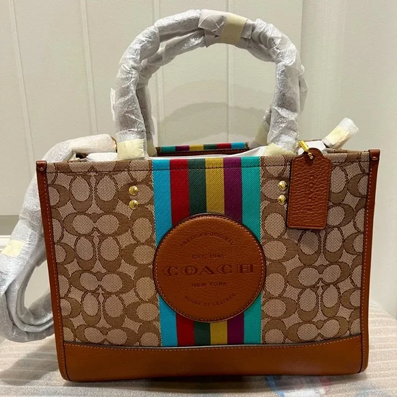 Coach Bags Nwt Dempsey Carryall In Signature Jacquard With